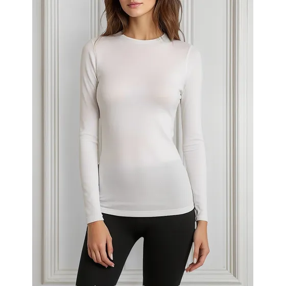Remera Térmica Mujer Frizada Manga Larga Importada