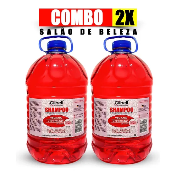 Shampoo 5 Litros - Ph Neutro - Sem Parabenos - Profissional