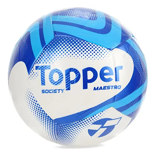 Bola Society S11 R2 XXIV Amarela e Azul Sem Costuras Penalty