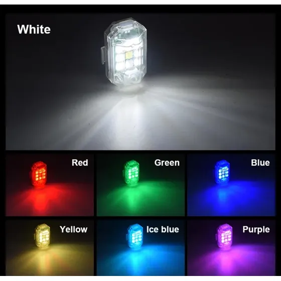 Luces Led Multicolor Recargableuna Belleza Carro, Moto 