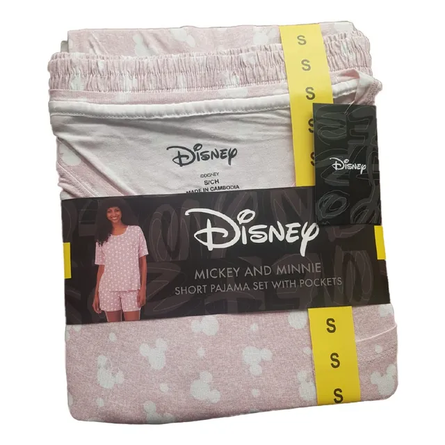 Pijama De Disney Talla S Color Rosado Y Gris Originales