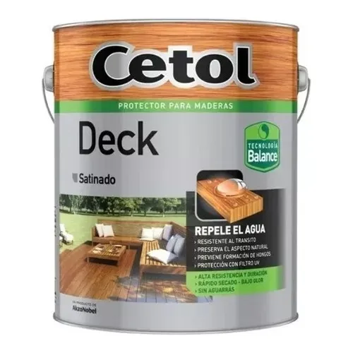 Cetol Deck Balance Al Agua X 4lts - New Life