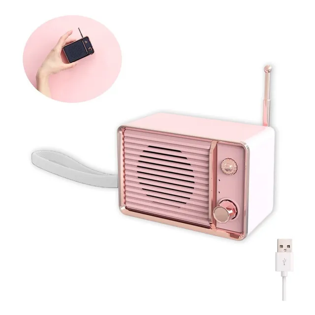 Parlante Bluetooth Portátil Retro Vintage Inalámbrico Mp3