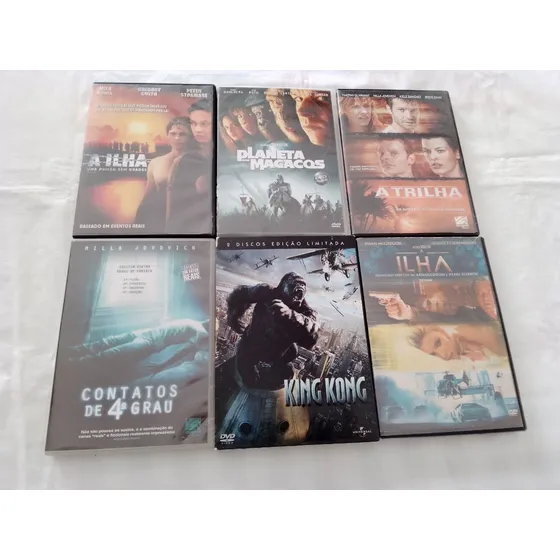 Lote 6 Dvd Contatos De 4º Grau+ King Kong Duplo+ A Trilha +3