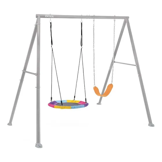 Juego Plaza Intex Hamaca Y Mecedora 2 Niños Parque Infantil