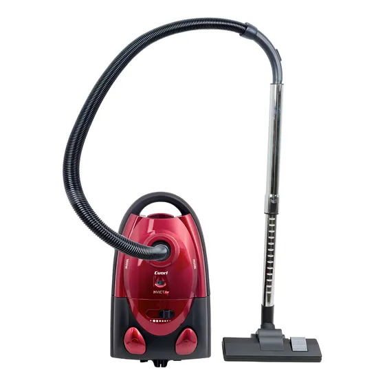 Aspiradora Con Bolsa De Tela Cuori Invicta Control Velocidad Color Rojo