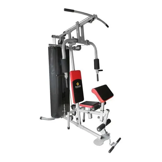 Estação De Musculação Multifuncional Pelegrin Pel45kg 9 Em 1