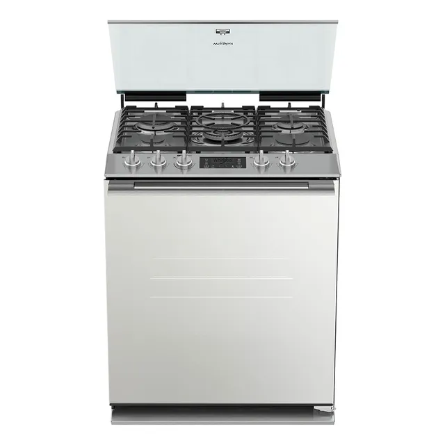Estufa A Gas Acero Whirlpool De 6 Quemadores