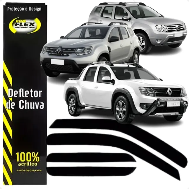 Calha Chuva Ecoflex Duster Oroch 4 Portas Acrílico