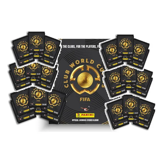 Álbum Fifa Club World Cup 2025 C 50 Figurinhas 10 Envelopes