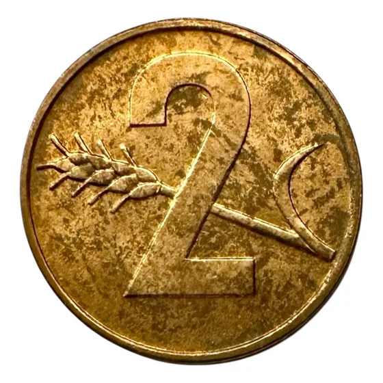 Suiza - 2 Rappen - Año 1969 - Km #47 - Cruz Helvetica