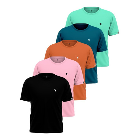 Kit 03 Camisas Masculina Camiseta Básica Hanter P Ao Gg Kit 03 Camisas Masculina Camiseta Básica Hanter P Ao Gg