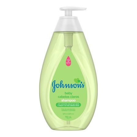  Shampoo Camomila Natural Johnson's Baby Frasco 750ml
