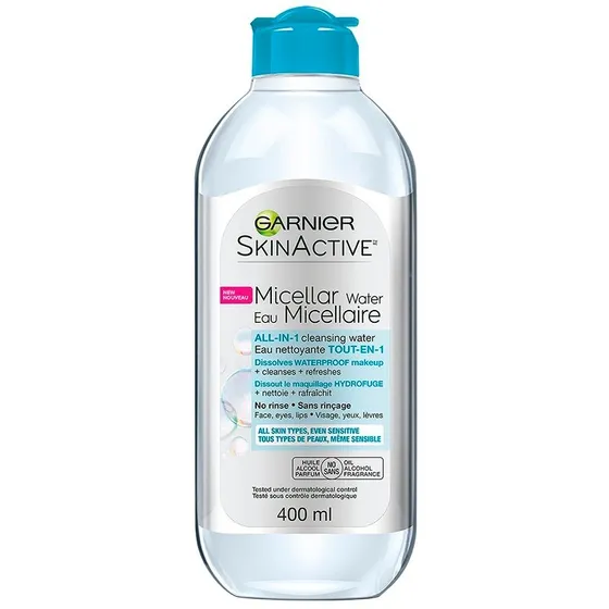 Agua Miscelar Garnier (maquillaje A Prueba De Agua) Rostro