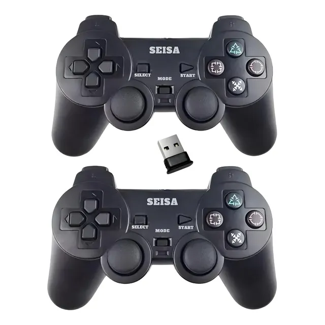 Mando Joystick Pc Inalámbrico Doble 2 En 1 Vibracion Gamepad
