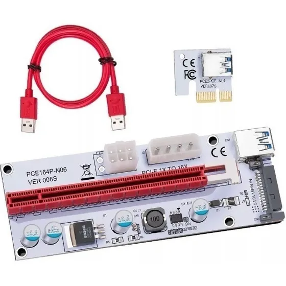 Riser Extensión Usb 3.0 Pci-e Express 1x A 16x 60cm 