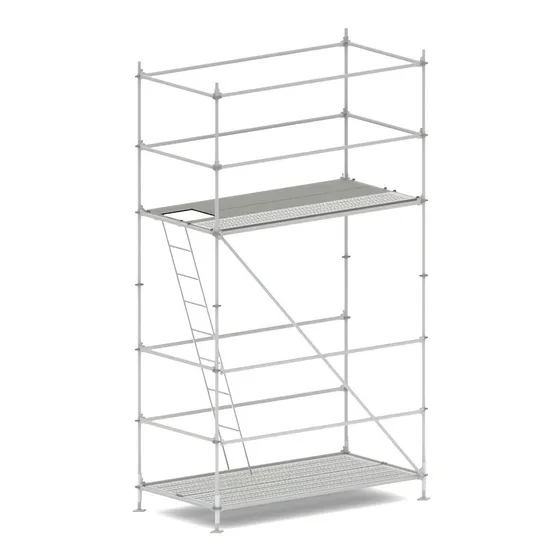 Andamio Bryo Torre Fija H4 Mt Con Manos Tipo Layher, Dacame