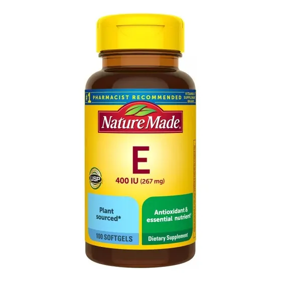 Nature Made Vitamina E 400 Iu (267 Mg) Con 100 Softgels Sin Sabor