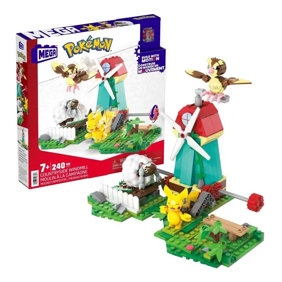 Mega Construx Pokemon - Molino Campestre - 240 Pcs -original
