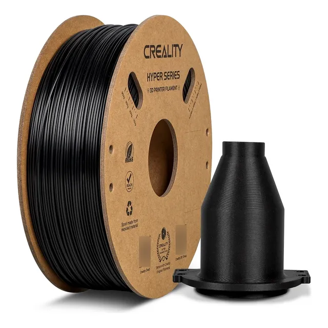 Filamento Creality Hyper Abs de 1,75 mm 1 kg color negro