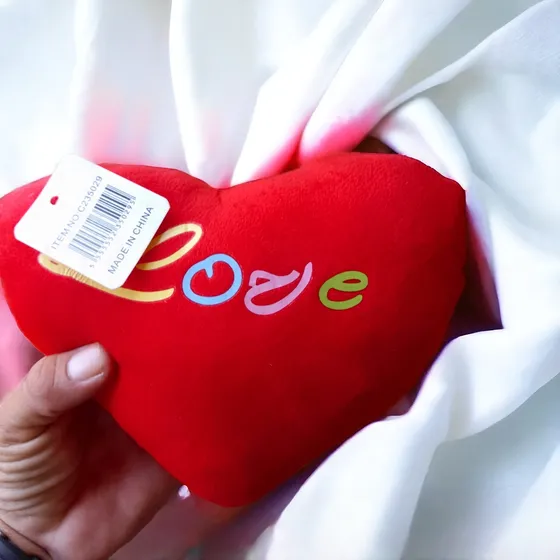 Hermoso Peluche De Corazón 