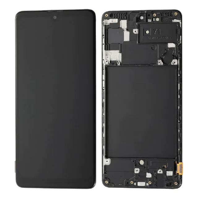 Display  Lcd Y Tactil Original Amoled Con Marco Samsung A71