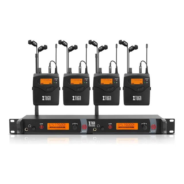 Sistema De Monitor Inalámbrico Xtuga Rw2080 De Metal
