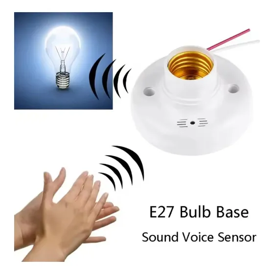 Sócate E27 Control De Luz Y Sonido