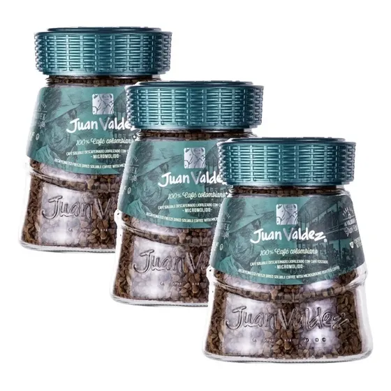 Café Juan Valdez Descafeinado Soluble 95g (3 Vasos) | Cuotas sin interés