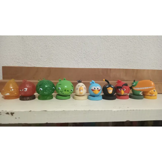 Angry Birds Vuala Lote 10 Figuras