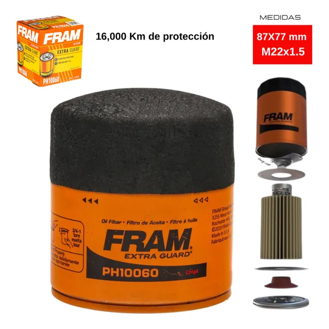 Filtro De Aceite Jeep Grand Cherokee L 5.7 2024