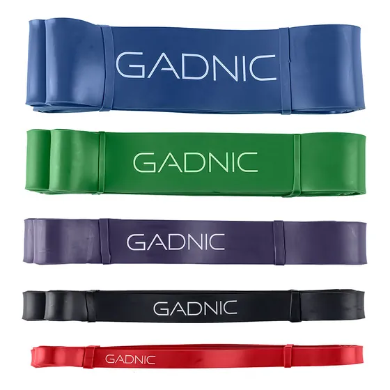 Set Kit De 5 Bandas Elasticas De Resistencia Gym Entrenar