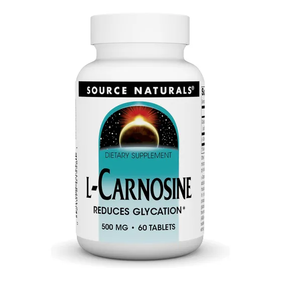 L-carnosina Source Naturals 500 Mg - 60 Comprimidos