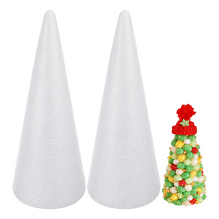2 Piezas Hechas A Mano Con Forma De Cono Blanco Sólido Para 2 Piezas Hechas A Mano Con Forma De Cono Blanco Sólido Para