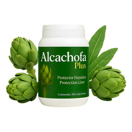 Alcachofa Macro Salud 30 Comp Hígado Graso Baja Colesterol Sin Sabor