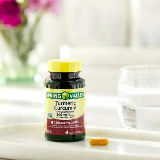 Curcuma 500mg 45 Cápsulas Veganas Spring Valley 