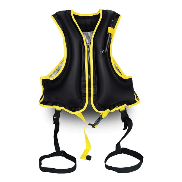 Chaleco Salvavida Inflable Para Adulto Portatil Correa Kayak