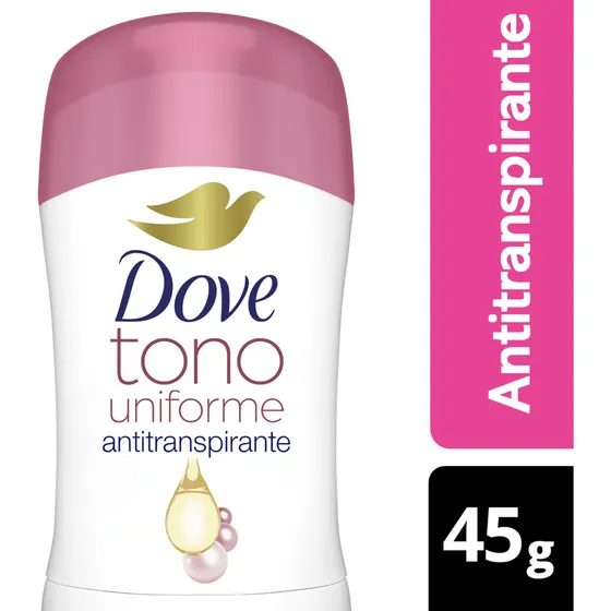 DOVE DERMO ACLARANT CREM HUM 48H AS FCO PL 45GR