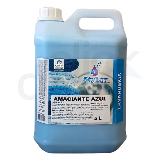 Amaciante De Roupas Profissional Azul | Dowgq - 5 Litros