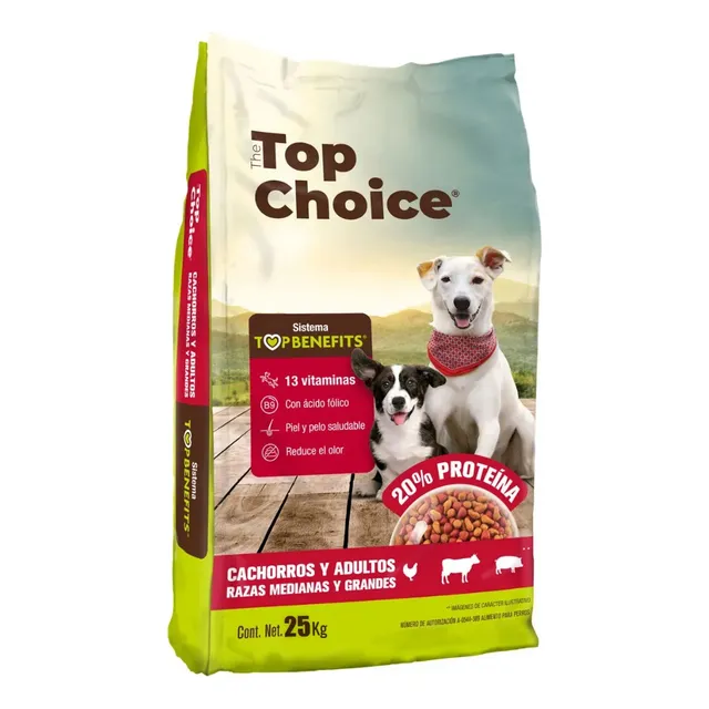 croquetas Top Choice 25kg