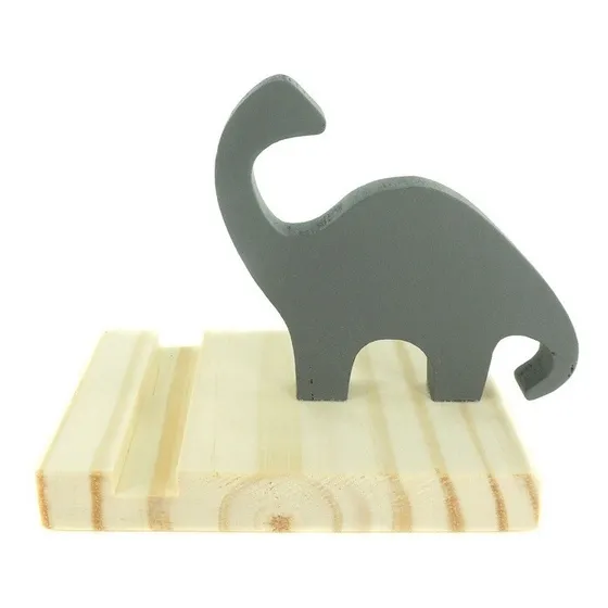 Suporte Base Celular Mesa Apoio - Dinossauro Apatossauro
