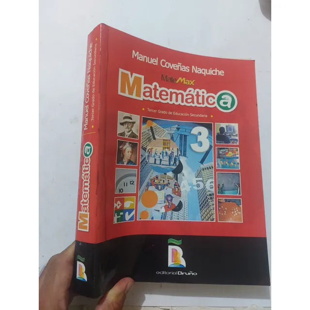 Libro Matemática 3° Año Secundaria Manuel Coveñas