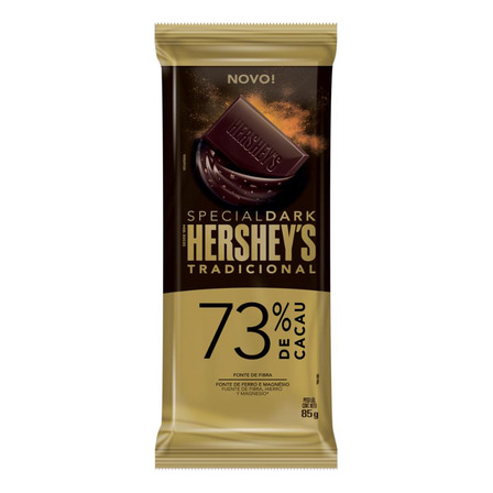 Barra De Chocolate Dark 73% Hershey's 85g Barra De Chocolate Dark 73% Hershey's 85g