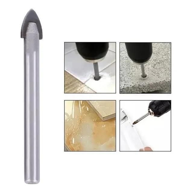 Mecha Broca Para Vidrio Porcelana 8mm Punta Flecha 8 Mm Kwb