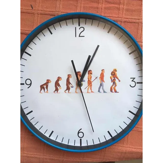 Reloj De Pared Evolución Humana