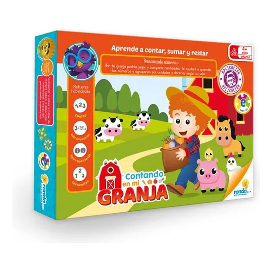 Juego Didáctico Ronda Contando En Mi Granja