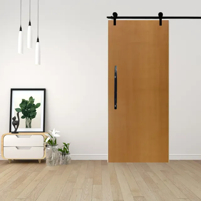 Kit Porta Correr Curupixa Trilho Sobrepor 2,00m Pux Curvo