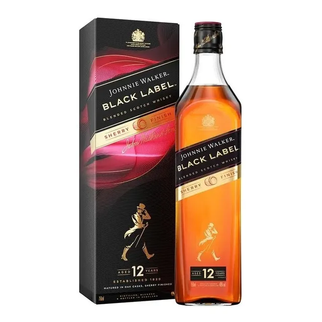 Johnnie Walker  Black Label Sherry 750 Ml.  Envio Gratis