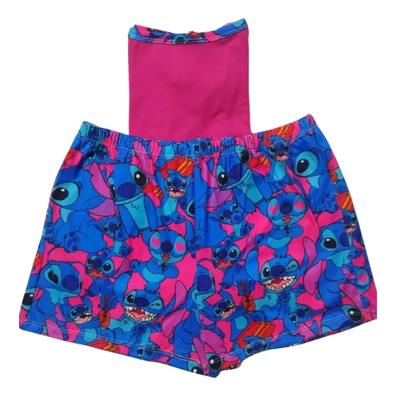 Pijama Mujer  Stich Short Tiras Mariac.pijamas