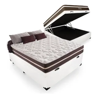 Cama Box BaĂș Casal 138 ColchĂŁo Little Angel - Bello Box Cama Box BaĂș Casal 138 ColchĂŁo Little Angel - Bello Box